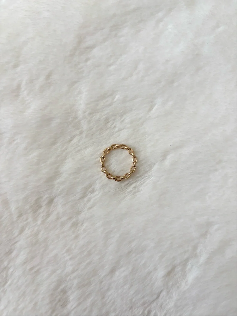 5/$15 🩷 MUST BUNDLE Gold Chain Link Stackable Ring - Women's Jewelry